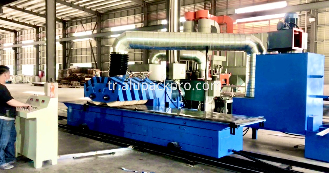 polishing machine for aluminum surface